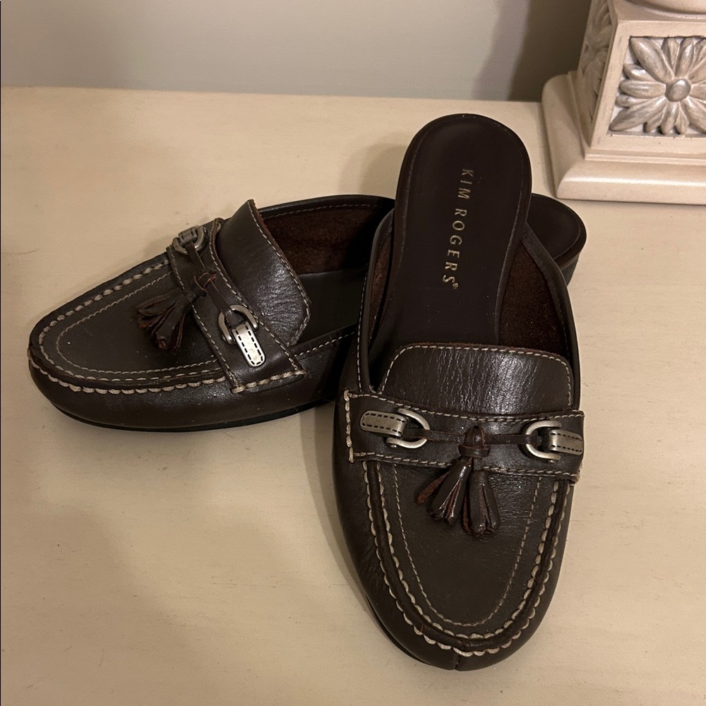 Kim Rogers Dark Brown Women’s Slip-On Loafers
